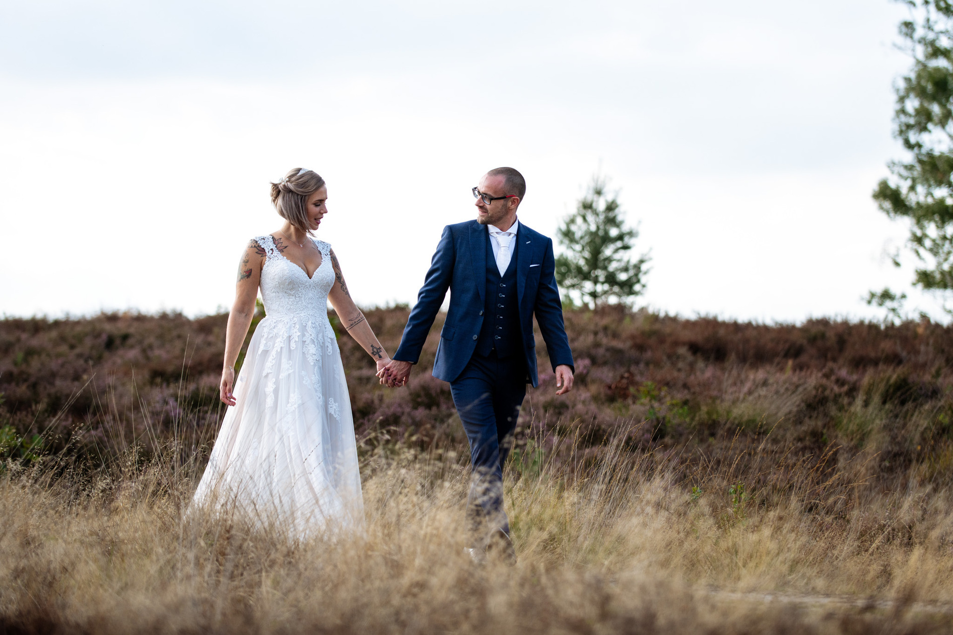 Bruidsfotograaf Trouwen in het Bos bij de Mof