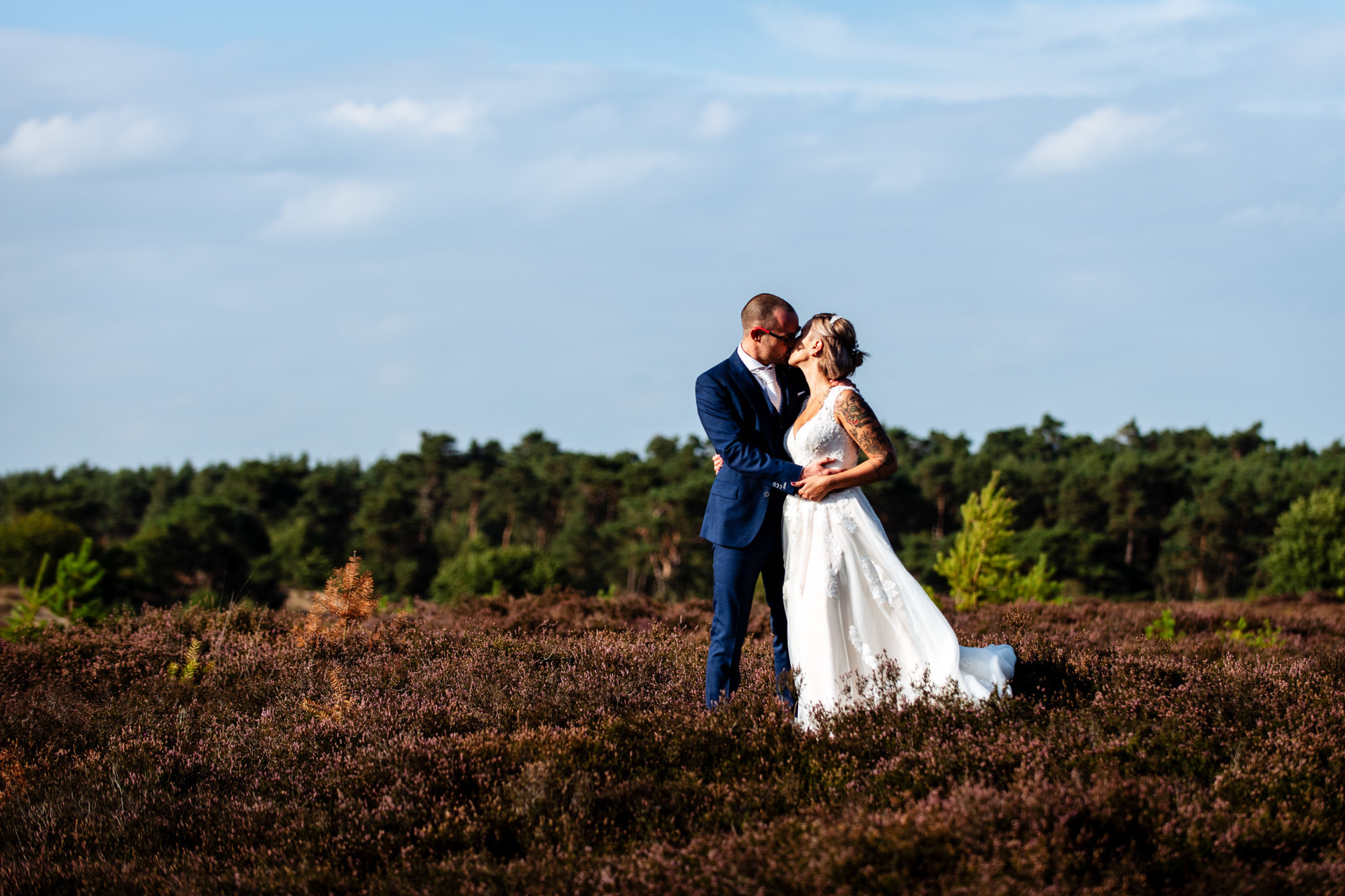 Bruidsfotograaf Trouwen in het Bos bij de Mof