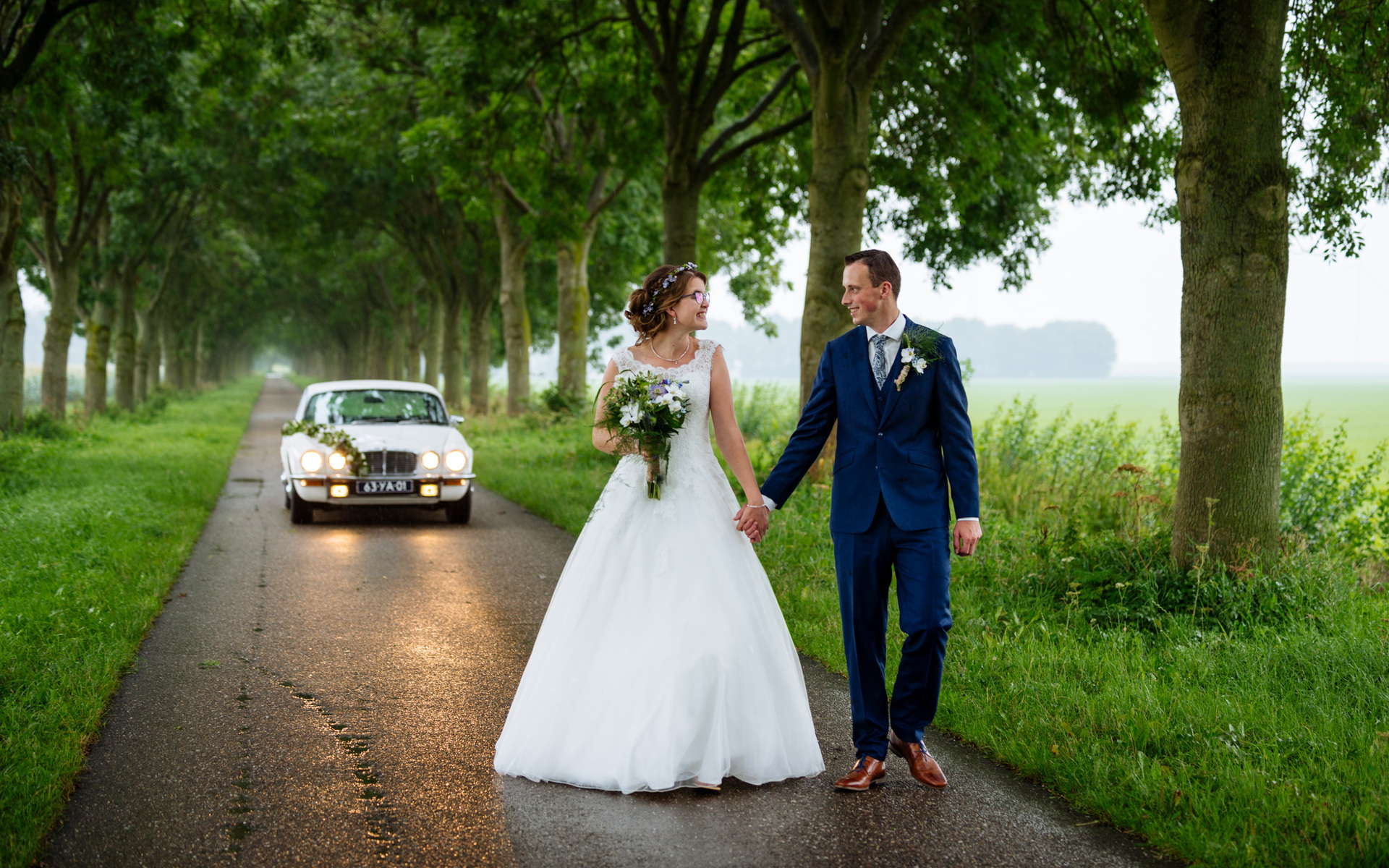 Bruidsfotograaf Trouwen op de Hei - De Mof - Leusden