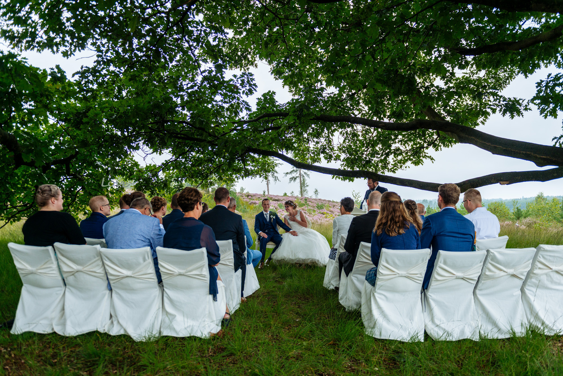 Bruidsfotograaf Trouwen op de Hei - De Mof - Leusden