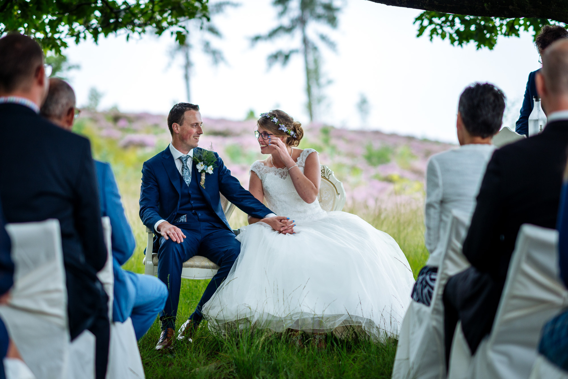 Bruidsfotograaf Trouwen op de Hei - De Mof - Leusden