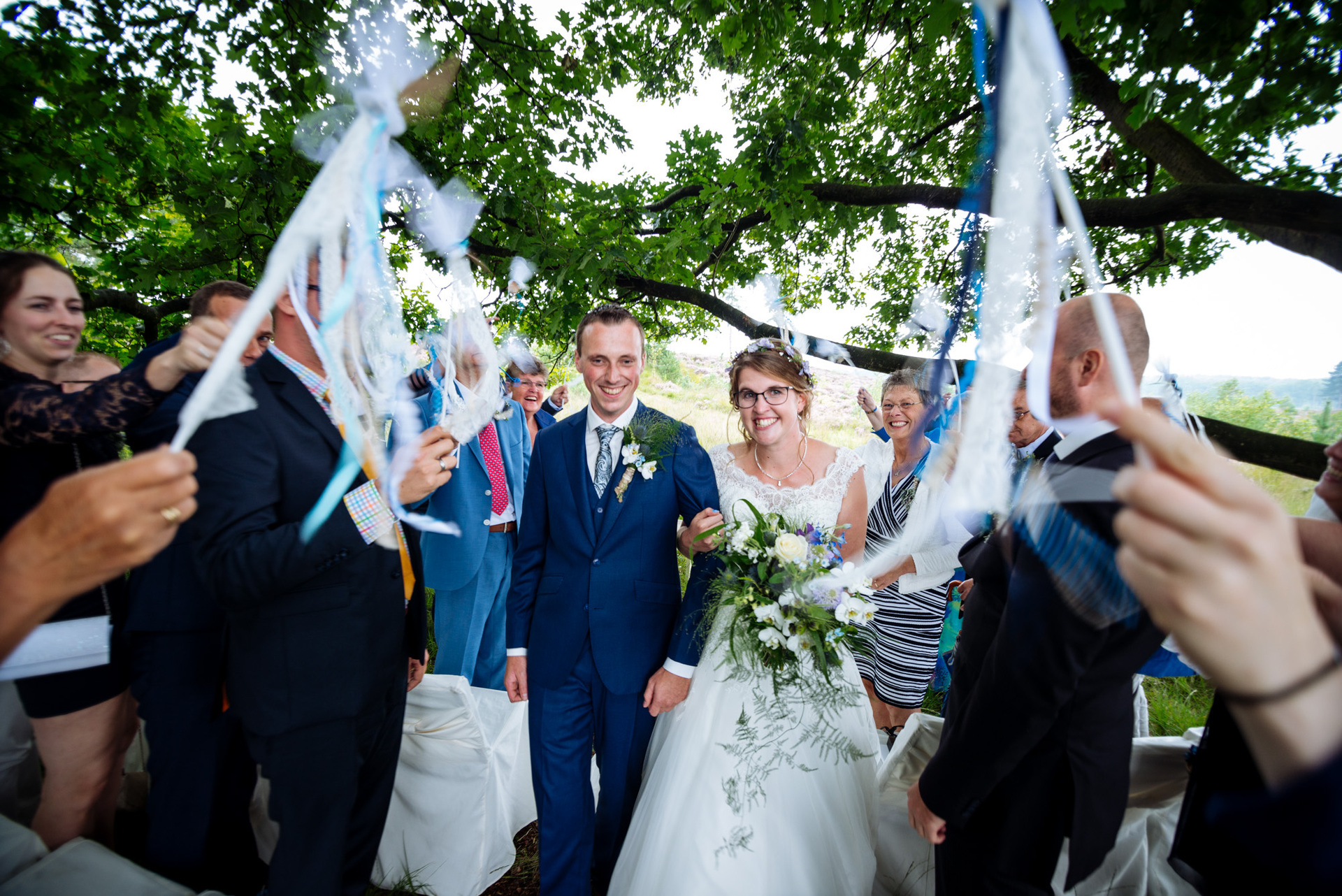 Bruidsfotograaf Trouwen op de Hei - De Mof - Leusden