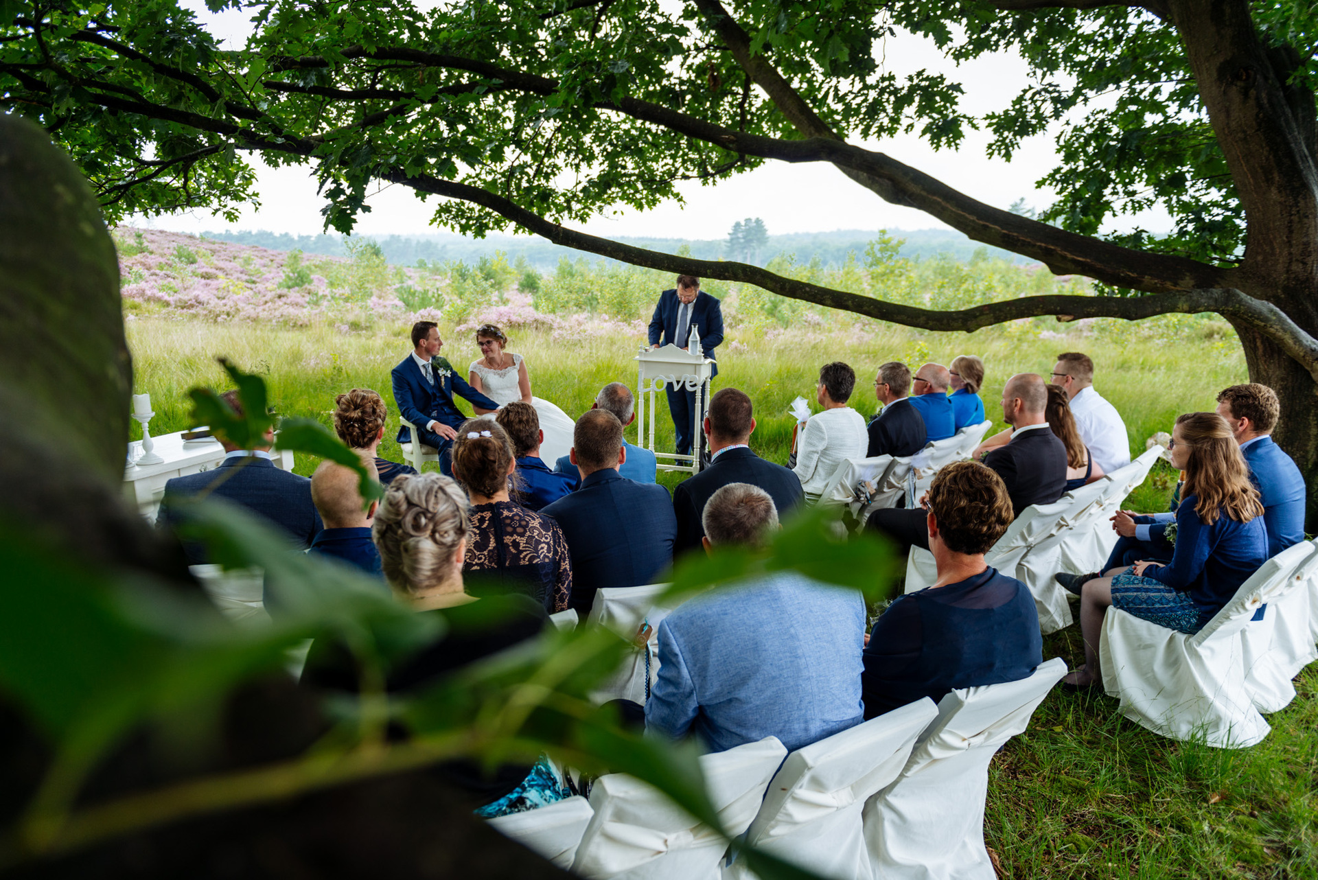 Bruidsfotograaf Trouwen op de Hei - De Mof - Leusden